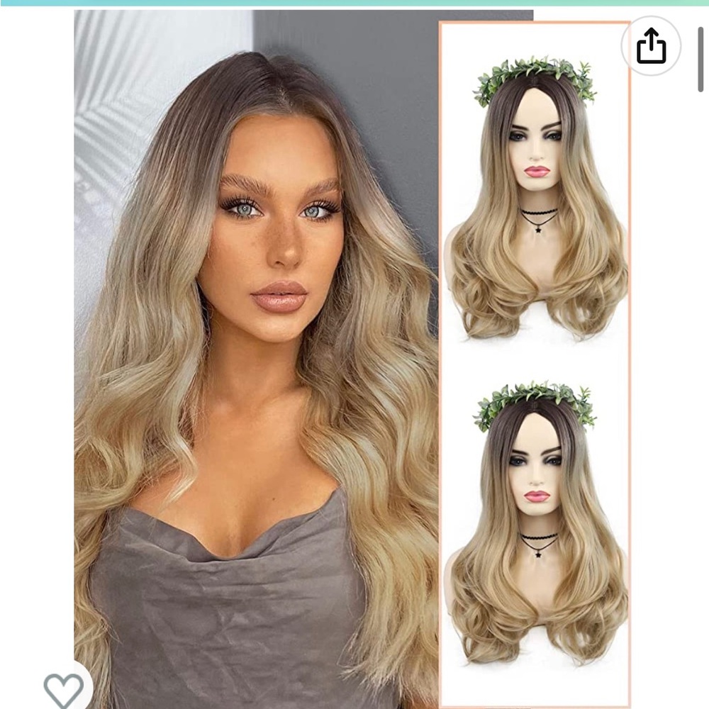 New blonde wig